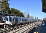 Westbound M9 Set heading to NYC Penn Station arriving at Merillon Ave Sta
